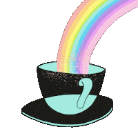 sommarstudion coffee rainbow mtbygdin sommarstudion Sticker
