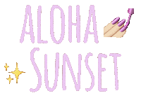AlohaSunset aloha sunset Sticker