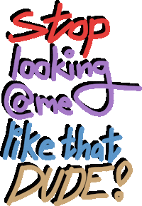 Meme Looking Sticker