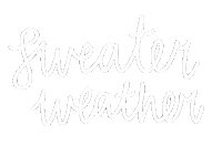 Sweater Weather Fall Sticker