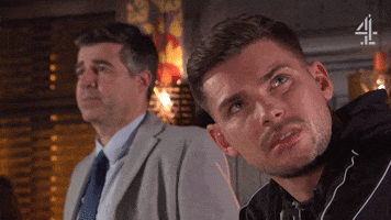 Scared Uh Oh GIF by Hollyoaks