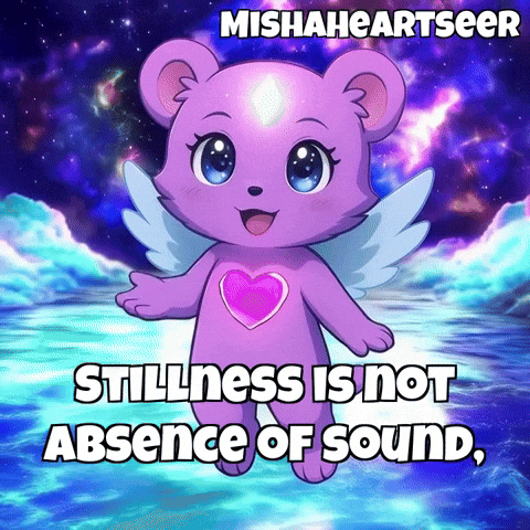 Peace Floating GIF by MishaHeartseer