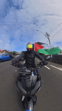 Freedom Biker GIF