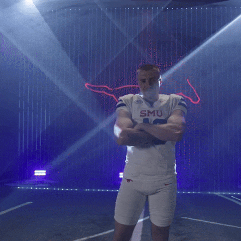 College Football Celebration GIF by SMU Football