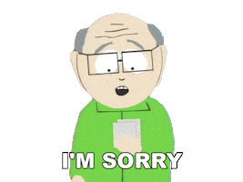Sorry Mr Garrison Sticker by South Park