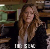 scared tv land GIF by YoungerTV