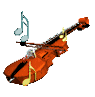 3D Violin Sticker