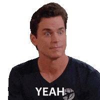 Matt Bomer Yes Sticker by HULU