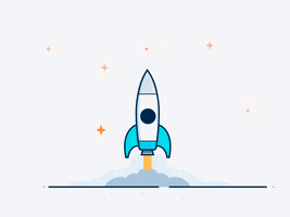 Rocket GIF by Nerdscode