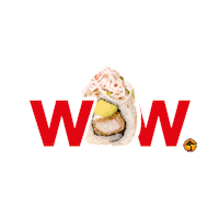 Bonsaisushive happy food wow japan Sticker