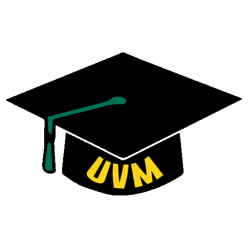 Graduation Graduate Sticker by University of Vermont