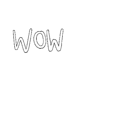 Be Careful Wow Sticker