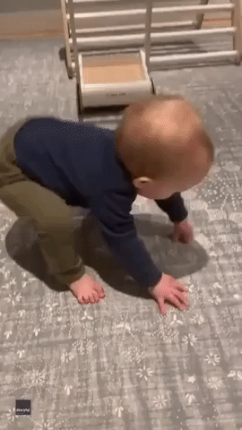 'Oh My God, Rose!': Baby Stands on Her Own for the First Time