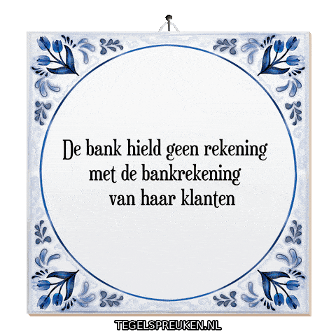 Protest Stress Sticker by Tegelspreuken.nl