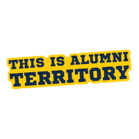 University Of Michigan Maize And Blue Sticker by Alumni Association of the University of Michigan