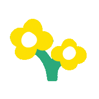 Flower Sparkle Sticker