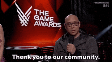 Thank You To Our Community GIF by The Game Awards