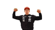 Alpine Skier Celebrating Sticker by SloSki