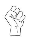 Black Power Illustration GIF