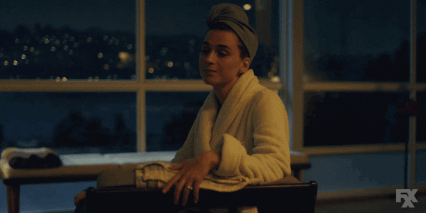 relaxing aya cash GIF by You're The Worst 