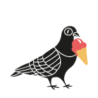 Eating Sticker by goodnight_at