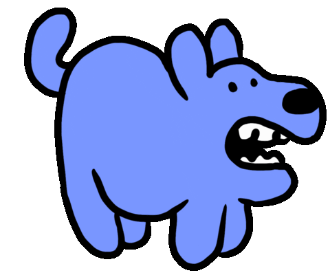 Dog Reaction Sticker by Ruppert Tellac