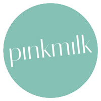 pink logo Sticker by pinkmilk