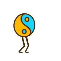 Ying Yang Australia Sticker by Finely Tuned