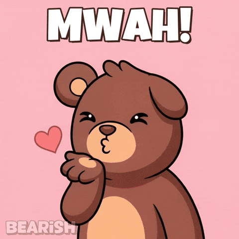 Love You Kiss GIF by BEARISH