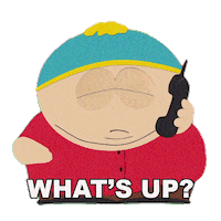 What Is Up Eric Cartman Sticker by South Park