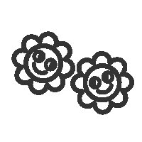 Happy Sticker by Tim Poulton