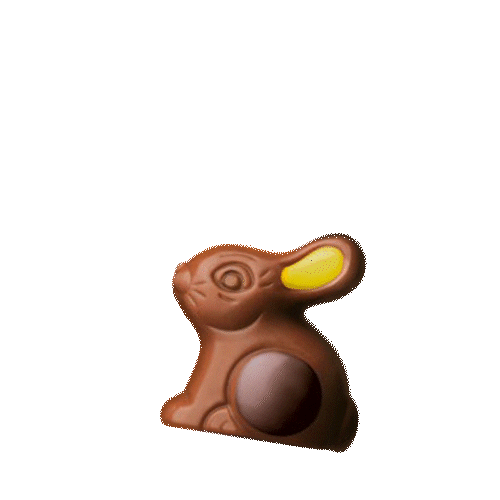 jeff_de_bruges spring chocolate gift rabbit Sticker
