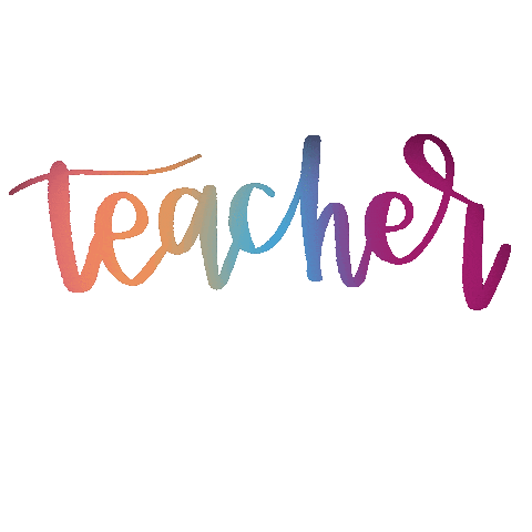 lushletterco teacher teach teacher life lushletterco Sticker