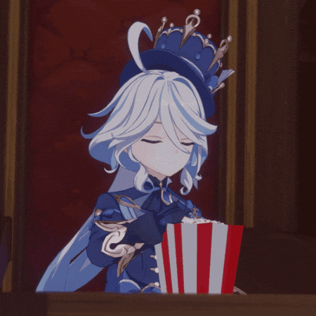 shinhll giphygifmaker giphycreatortest genshinimpact pop corn GIF