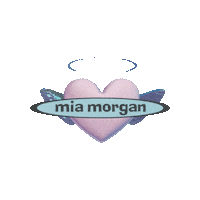 pastelmeat rock hearts fly angel Sticker