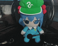 SpacyBeanie fall bruh touhou fumo GIF