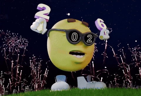 Excited Happy New Year GIF