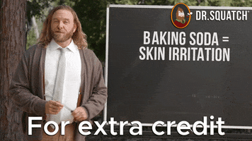 Baking Soda Credit GIF by DrSquatchSoapCo