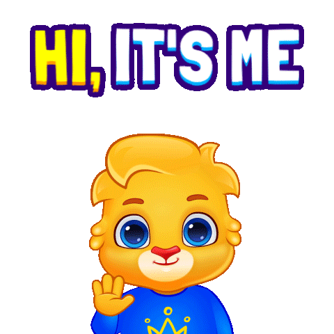 Hey Girl Hello Sticker by Lucas and Friends by RV AppStudios
