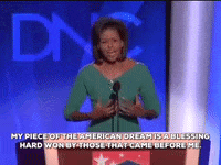my piece of the american dream is a blessing hard won by those that came before me GIF