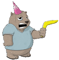 Sad Party Sticker
