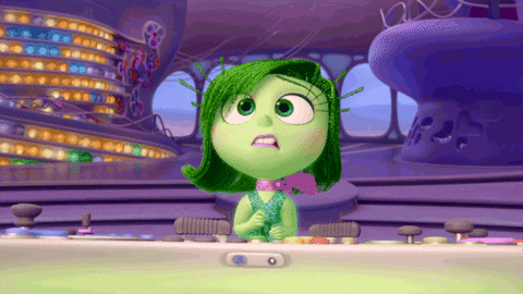 Disgusted Inside Out GIF by Disney