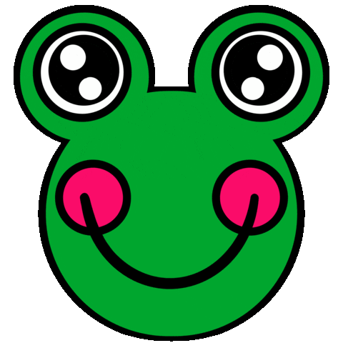 Sleepy Big Eyes Sticker