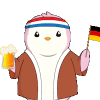 Germany Beer Sticker by Pudgy Penguins