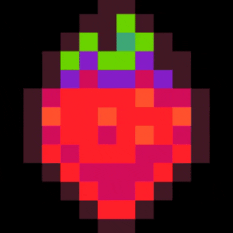 Failox giphygifmaker game strawberry Celeste GIF