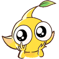 Yellow Pikmin Sticker by akari_tatata