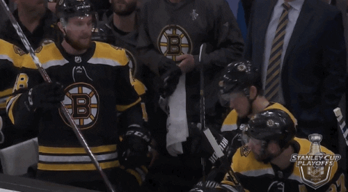 ice hockey good job GIF by NHL