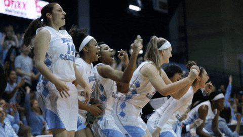 College Basketball Sport GIF by UNC Tar Heels