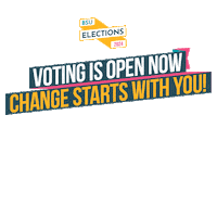 Vote Voting Sticker by Brighton Students' Union