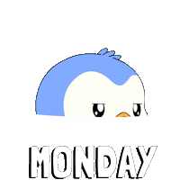 Tired Over It Sticker by Pudgy Penguins